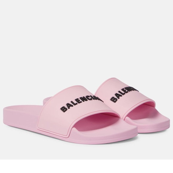 Balenciaga Shoes - 🌸Balienciaga Light Pink Rubber Pool Slide Size 40 (US Women’s 10)🌸